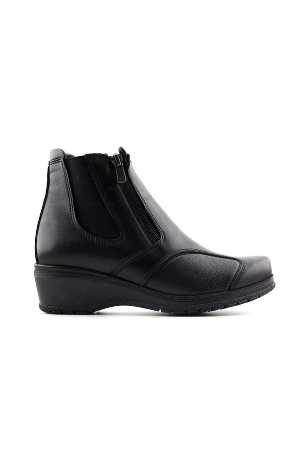 Dude Genuine Leather Comfort Women's Boots Black