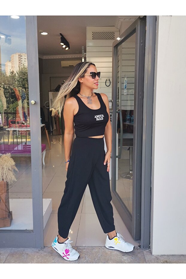 Havuç Model Krep Pantolon - 3