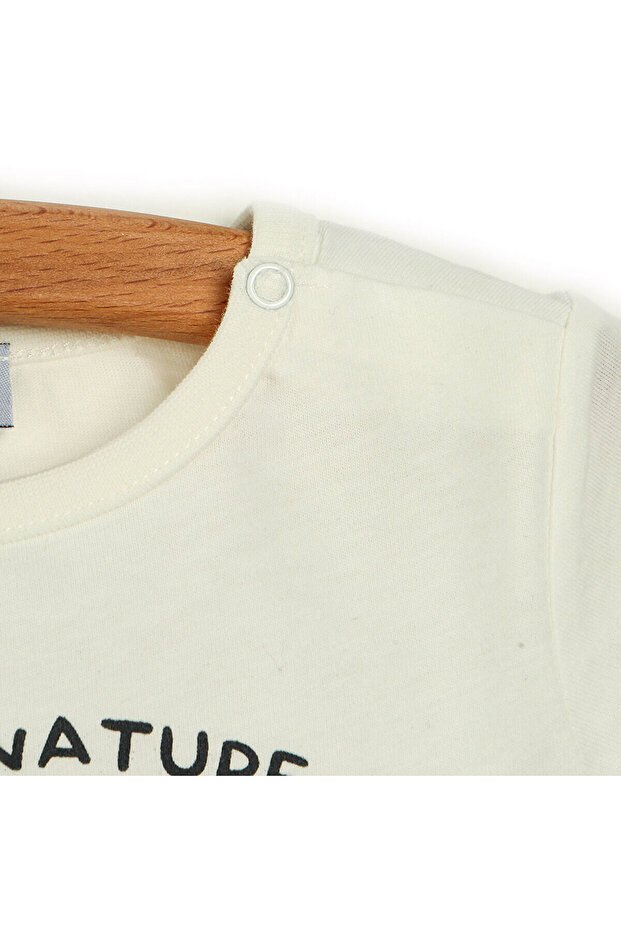 HelloBaby Basic Çiçekli Araba Baskılı Tshirt Kiz Bebek - 3