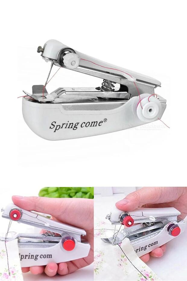 Pratik Mini El Dikiş Makinası Spring Come - 1