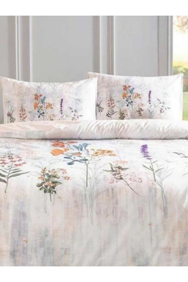 New Tek Kişilik Somon Floraison Nevresim Takımı - 1