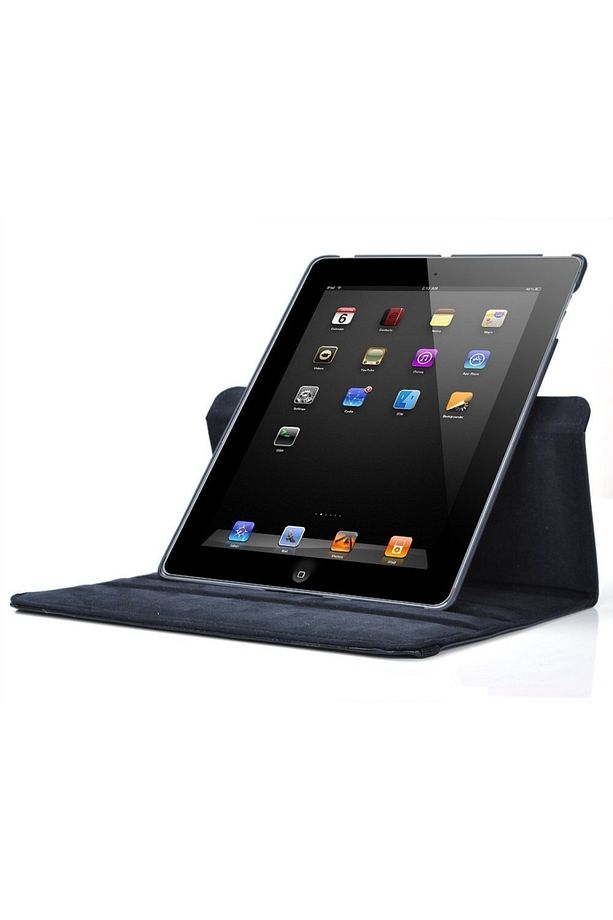Apple Ipad Air 2 Kılıf 360 Dönebilen Standlı Case A1566 A1567 Siyah - 2