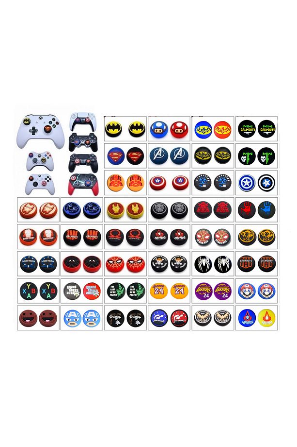 Ps3-Ps4-Ps5-Xbox One-Xbox 360-Series S/X Joystick Kol Analog Koruyucu 4 Adet - 2