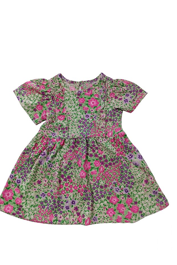 2516 Floral Girl's Dress