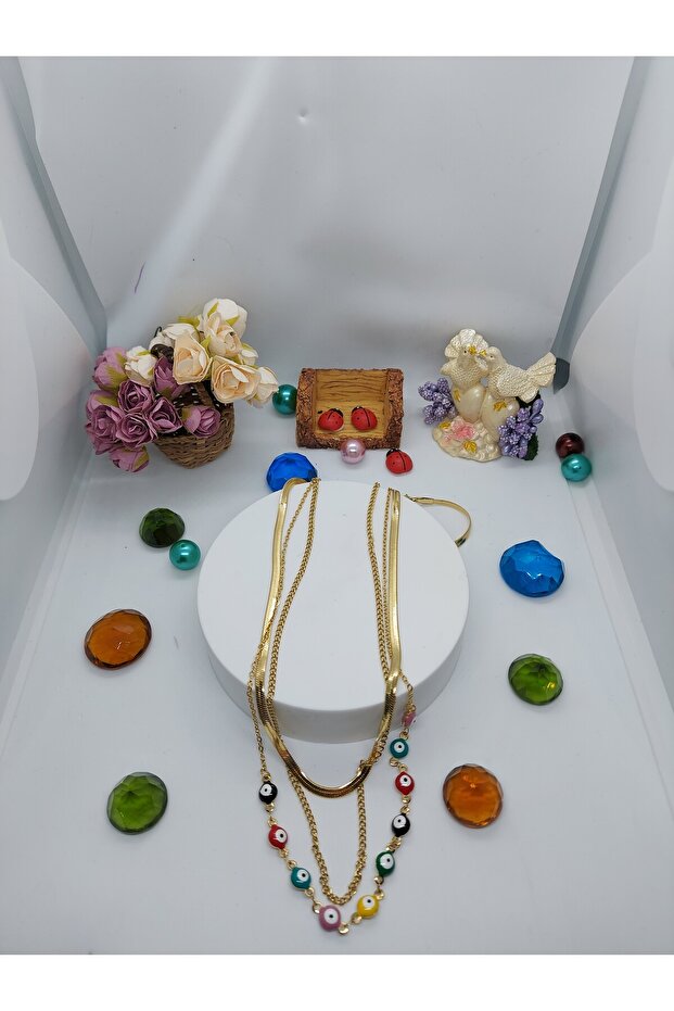 4232 Çelik Kolye - 1