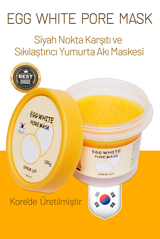 Egg Brightning Scrup Mask Egg White Pore + Black Sugar Mask - 2