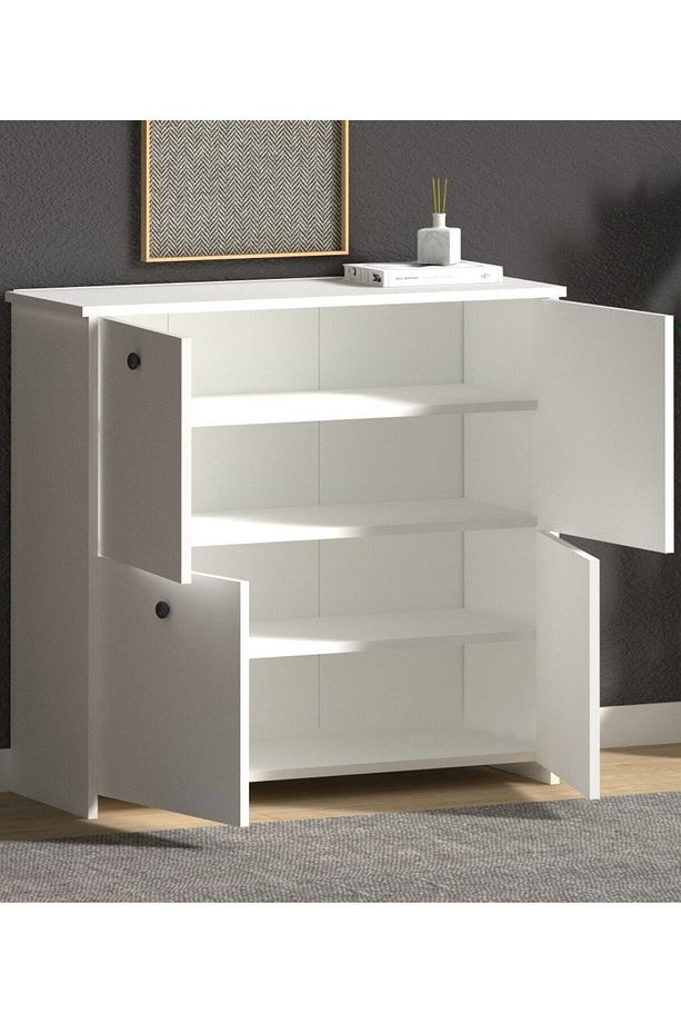 Cube Ayakkabılık Beyaz - 3