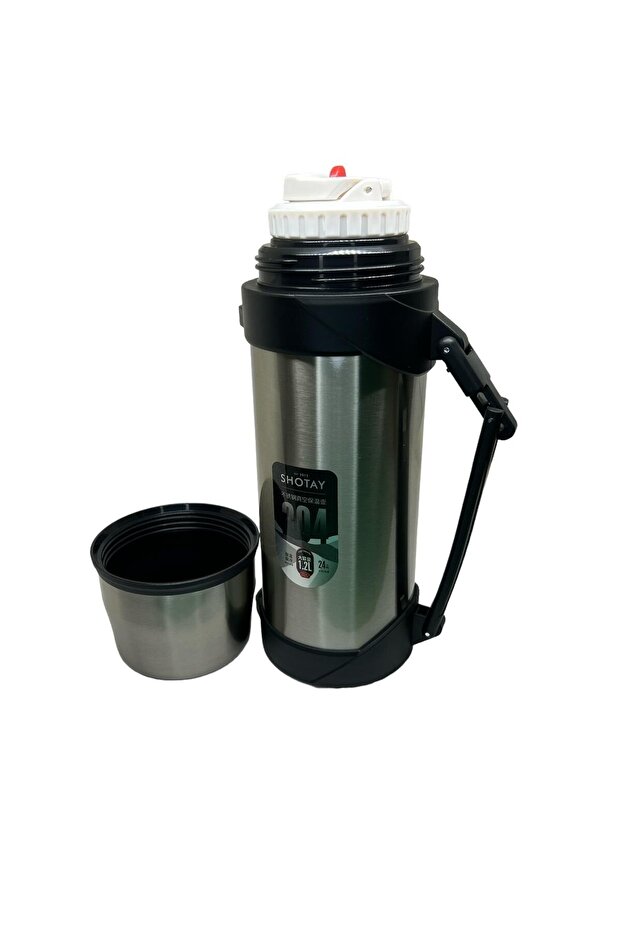 304 Çelik Silver Termos 1.2 Litre - 5