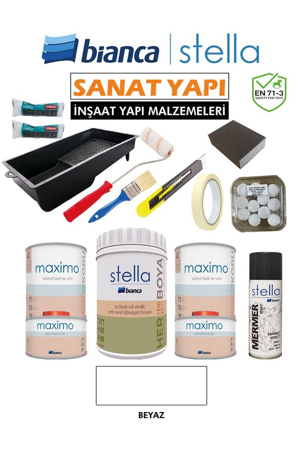 Bianca Set Ful Paket ( Mutfak - Tuvalet Banyo - Fayans - Mobilya ) - 1