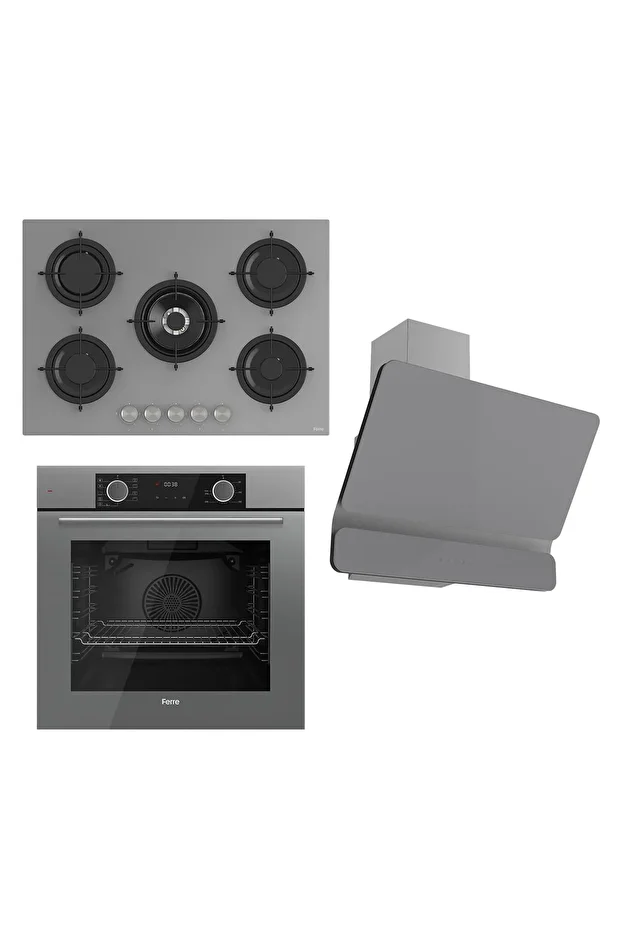 FRYART Cs Serisi Gri Set ( RS038+ XE63CPR + D082) - 1