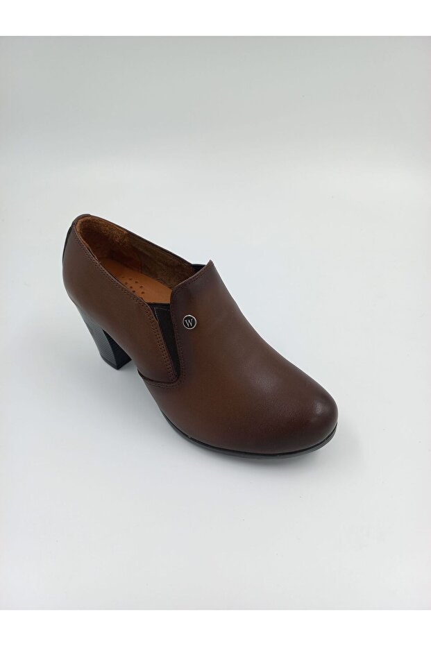 SCAVIA 13 BROWN GENUINE LEATHER ORTHOPEDIC WOMEN'S SHOES