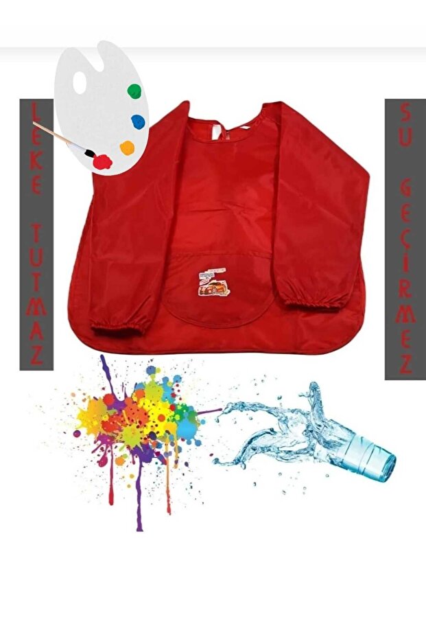 Waterproof Children's Painting Apron for Kindergarten Girls and Boys|