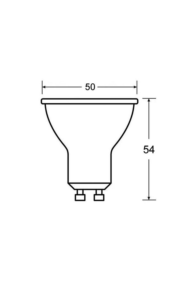 Led Value 4,5w(50w) Led Spot Ampul Sarı 3000k - Gu10 Duy (3 Adet) - 3