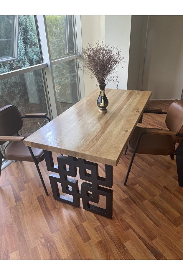 Masif Meşe Yemek Masası - 3