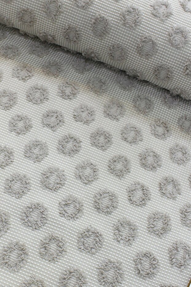 Vizon Ponponlu Waffle Pike Kumaş - 1