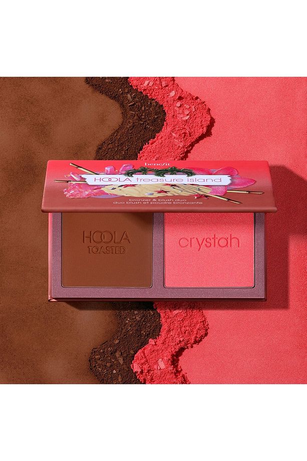 Hoola & WANDERful World Face Palette Bronzer Ve Allık Paleti KoÇaK117 - 2
