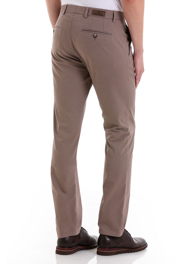 Vizon Regular Fit Düz Yandan Cep Casual Kumaş Pantolon - 4