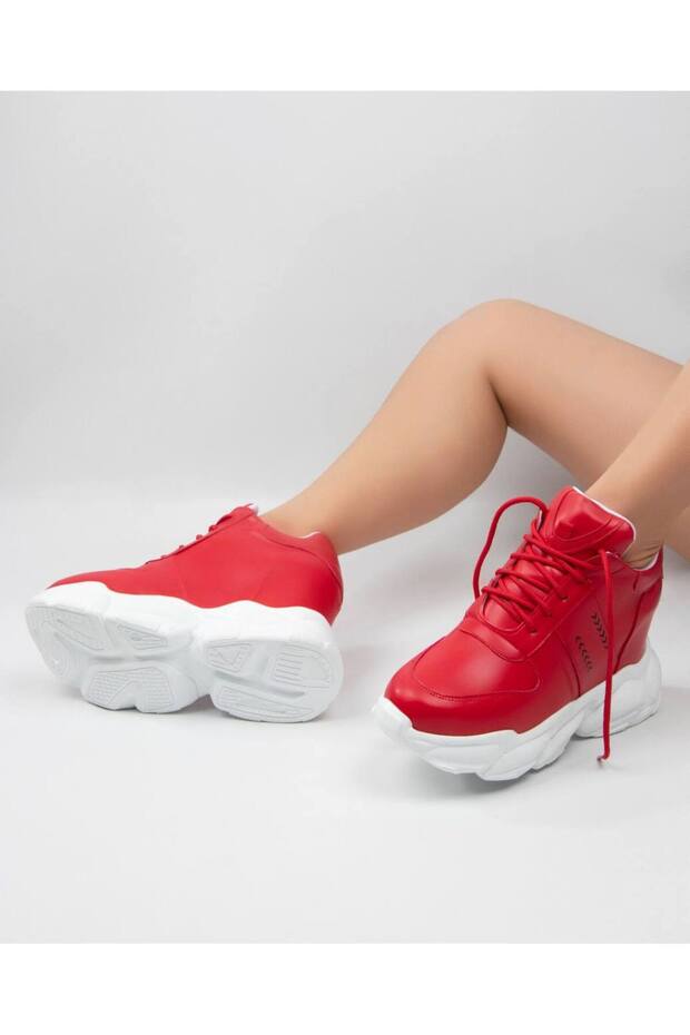 women's hidden wedge-heeled sneakers