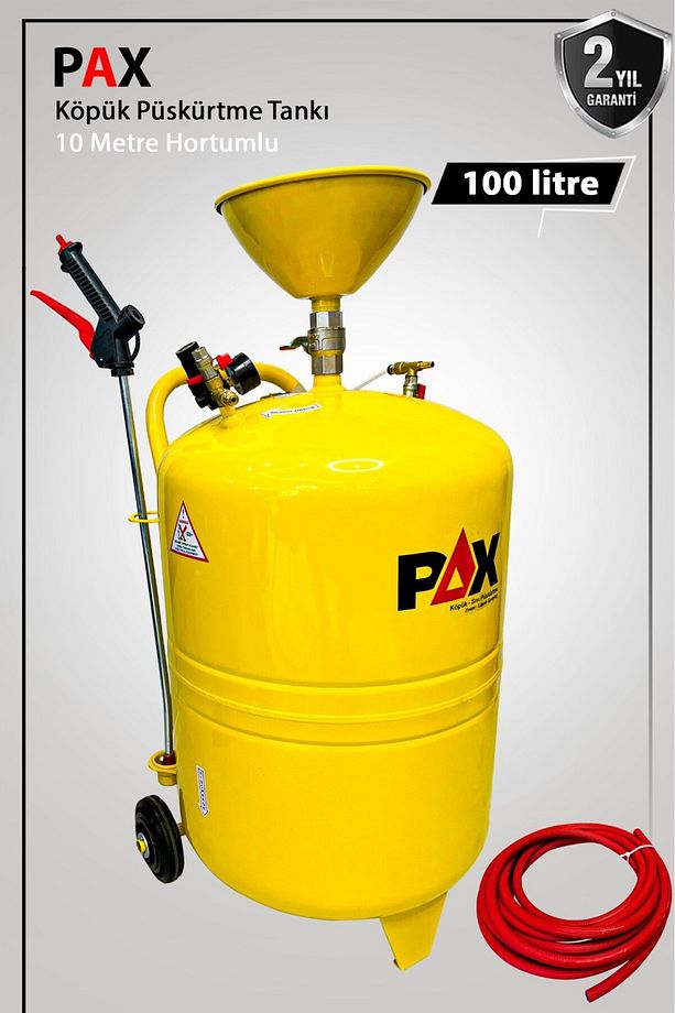 Bıgworker 3'lü Set 200 Bar Yıkama 100 Litre Köpük Tankı Ve Bez Sıkma Merdanesi Seti - 3
