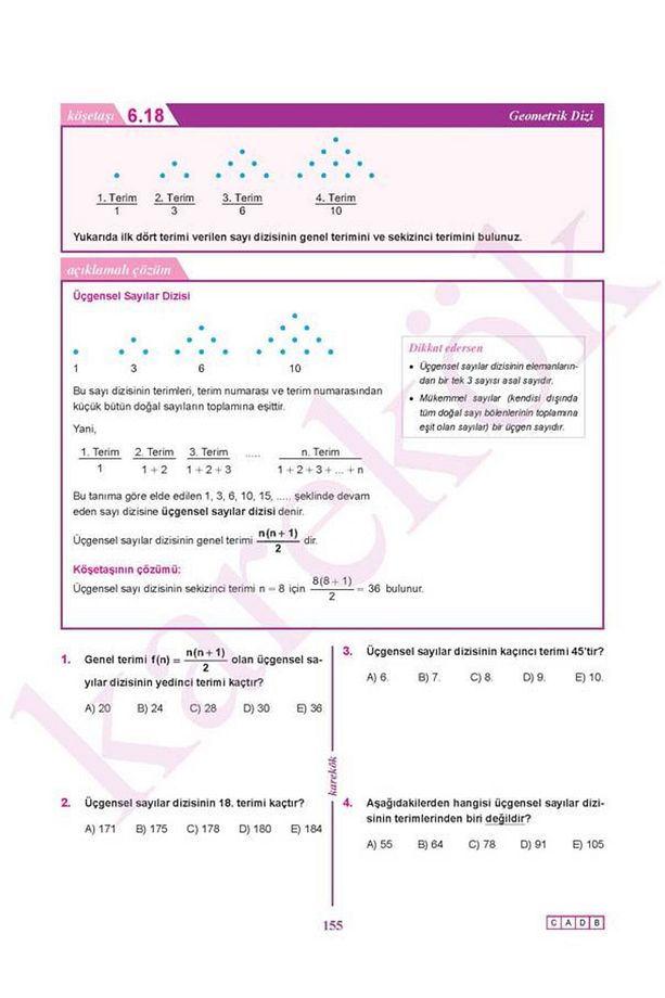 Güncel Karekök Yayınları Güncel 12.Sınıf Matematik Konu Anlatımlı Çözümlü Soru MPS (MODÜLER P - 3