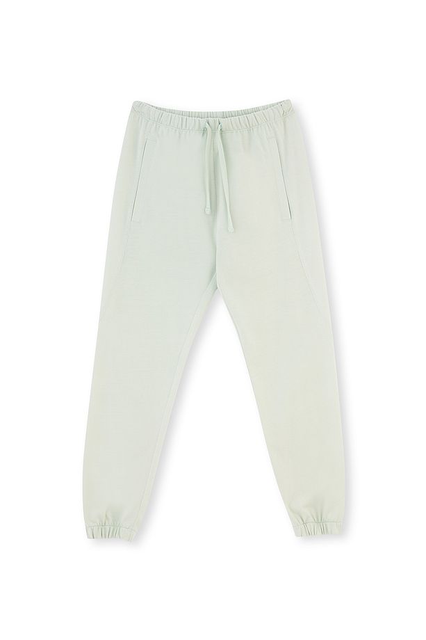 Ekru Kısa Kollu Baskı Detaylı Örme Pijama Takımı - 5