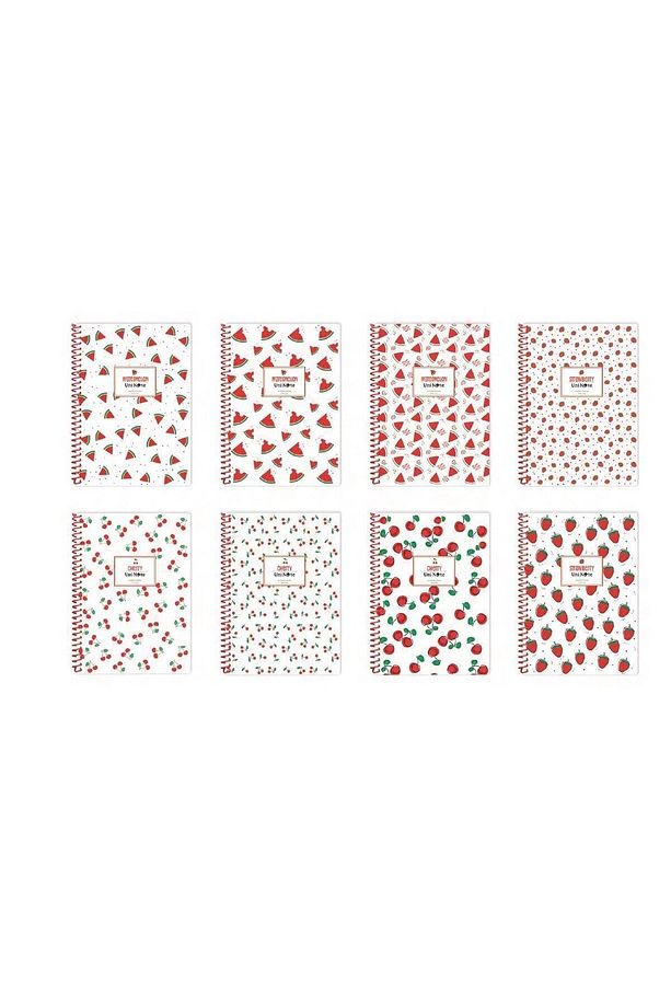 Uni Note Summer Mood A4 72 Yaprak Kareli Plastik Kapak Spiralli Defter - 2