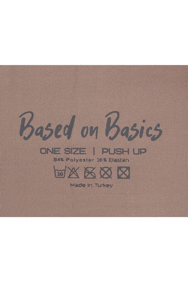 One Size Toparlayıcı Tayt Taş - 8