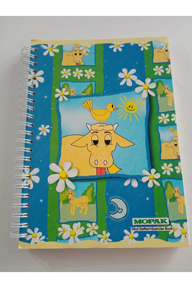 A5 KARTON KAPAK SİPİRALLİ 120 YAPRAK DEFTER 3ADET - 4
