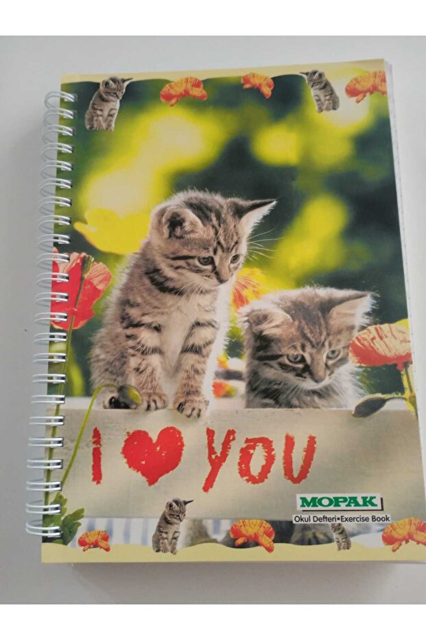 A5 KARTON KAPAK SİPİRALLİ 120 YAPRAK DEFTER 3ADET - 3