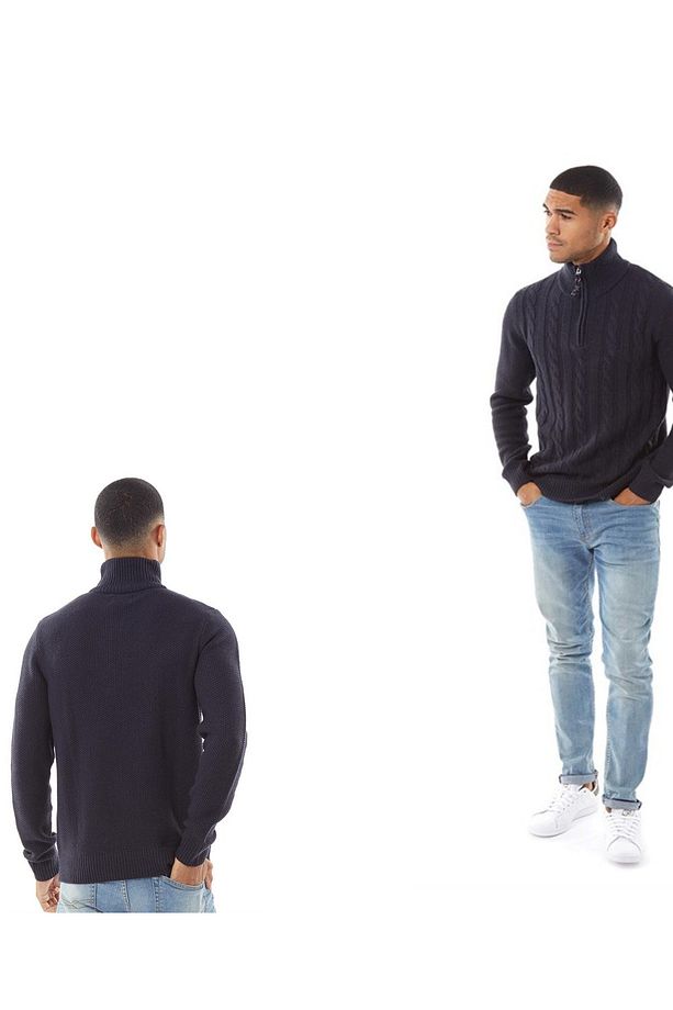 JEFFREY KNIT TURTLE ZIP - 4