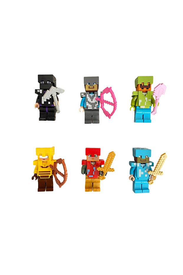 Minecraft Lego Compatible Mini Minecraft Figures - 2