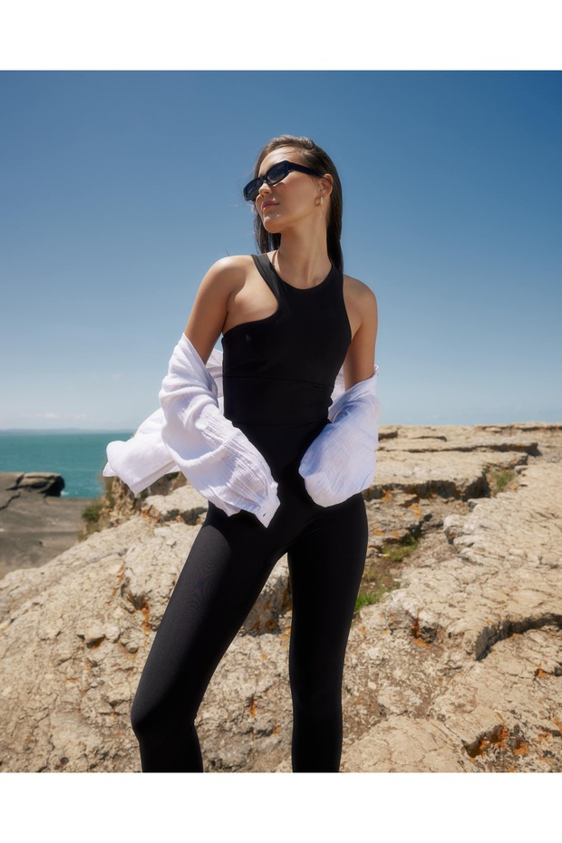 Olivia Black Tights Jumpsuit