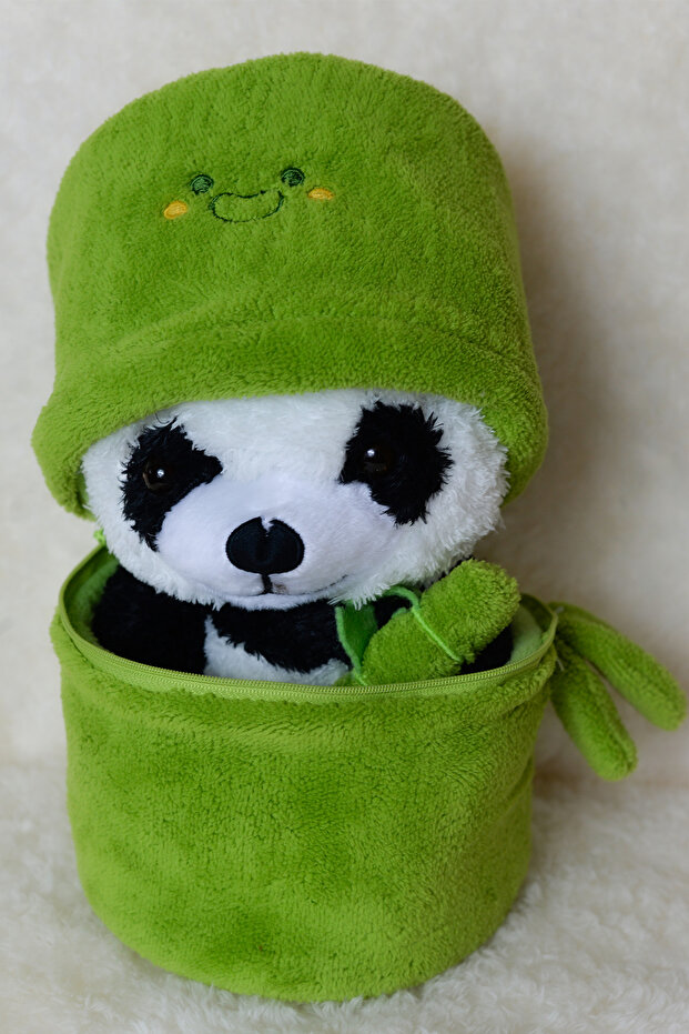 حقيبة خاصة من الخيزران بنمط الباندا - 4