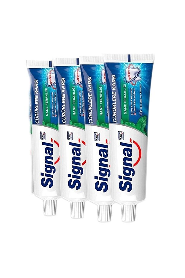 Diş Macunu Çürüklere Karşı Nane Ferahlığı 50 ml X4 Adet - 2