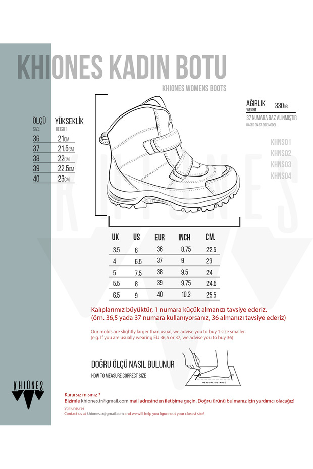Kadın Kırmızı Kar Botu - 7