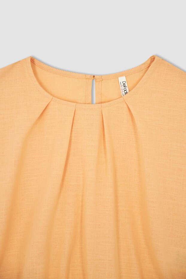 Kurzarmbluse für Mädchen X3232a622sm - 5