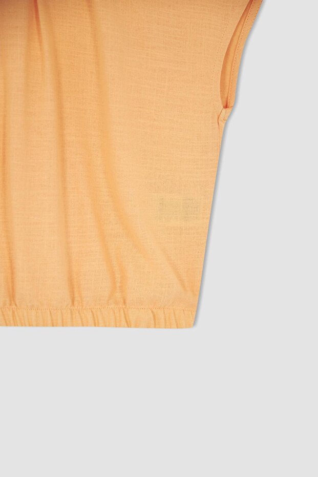 Kurzarmbluse für Mädchen X3232a622sm - 6