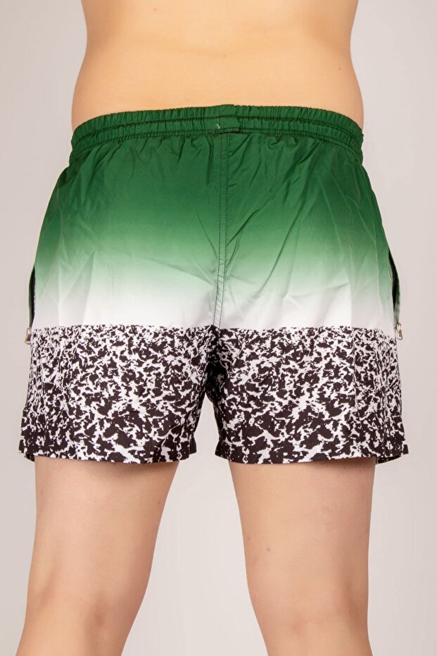 Leopar Desen Erkek Deniz Şortu - 3