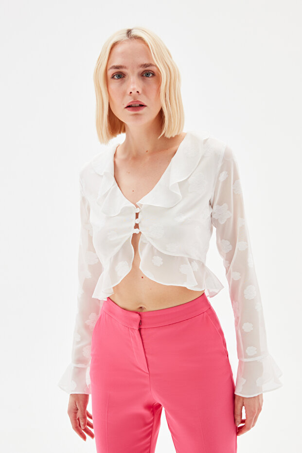 Fırfırlı Bluz - 3