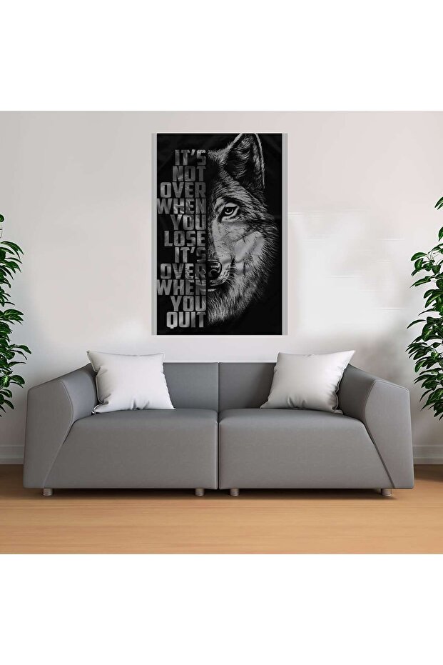 Kurt Temalı Kanvas Tablo - 1