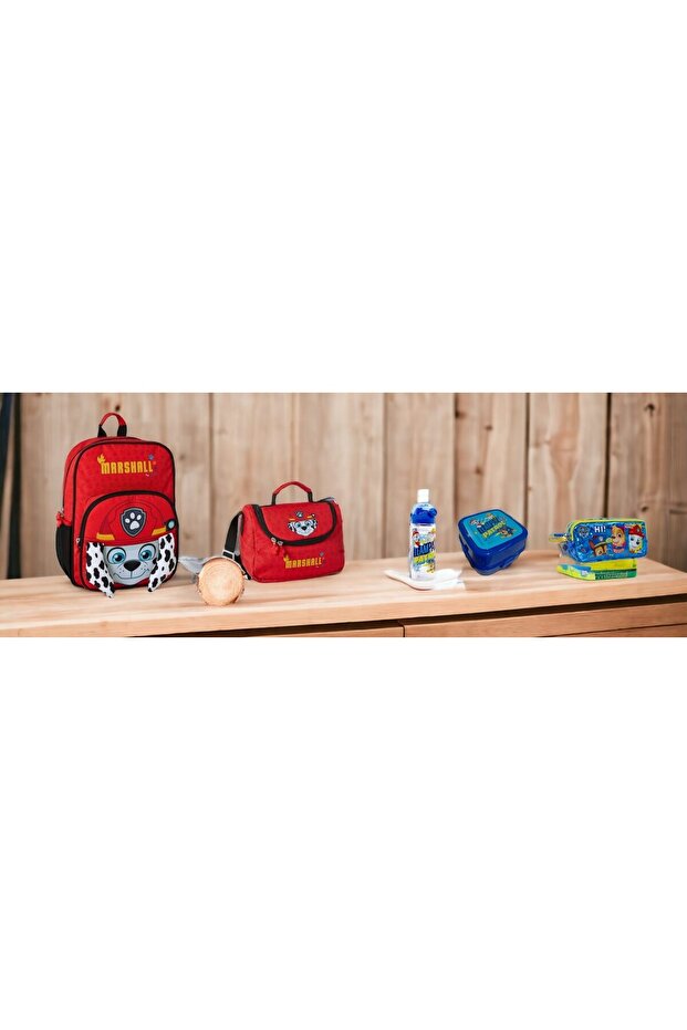 Paw Patrol School Bag, Lunch Bag, Water Bottle, Lunch Container and Pen Holder