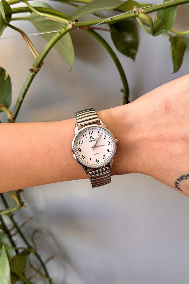 1980s Silver Kol Saati - 4