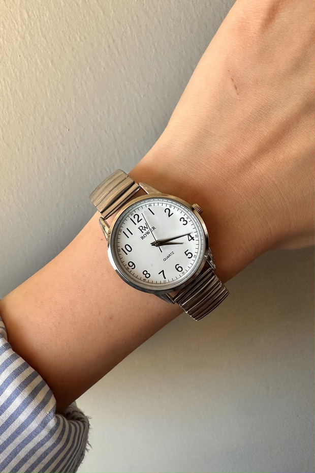 1980s Silver Kol Saati - 1