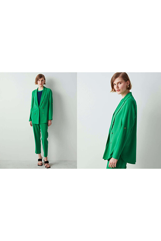 Monogram Düğmeli Ceket - 6