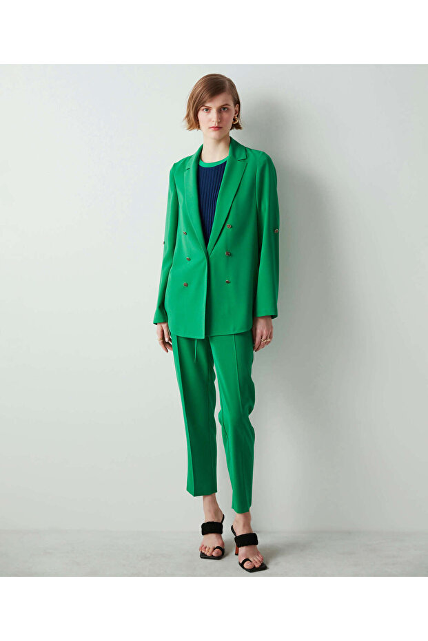 Monogram Düğmeli Ceket - 1