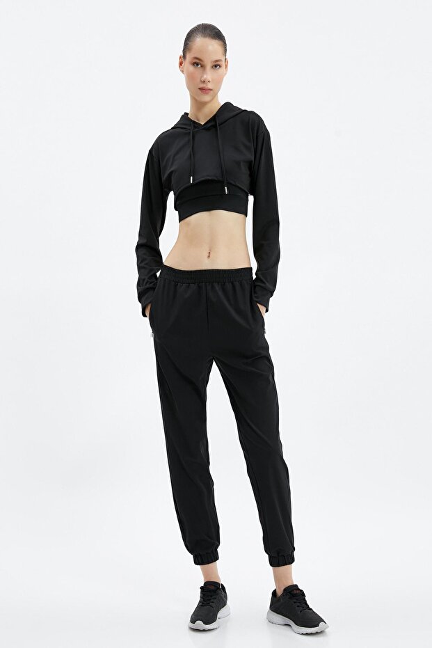 Schwarze Damen-Jogginghose - 1