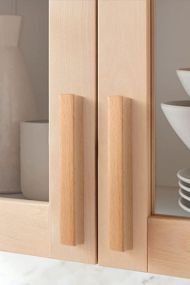 Dolap Kulpu, 96 Mm, (9,6 CM), Mutfak Dolap Kulplari, Ahşap Kulp, Cekmece Kulpu, Kulp, - 5