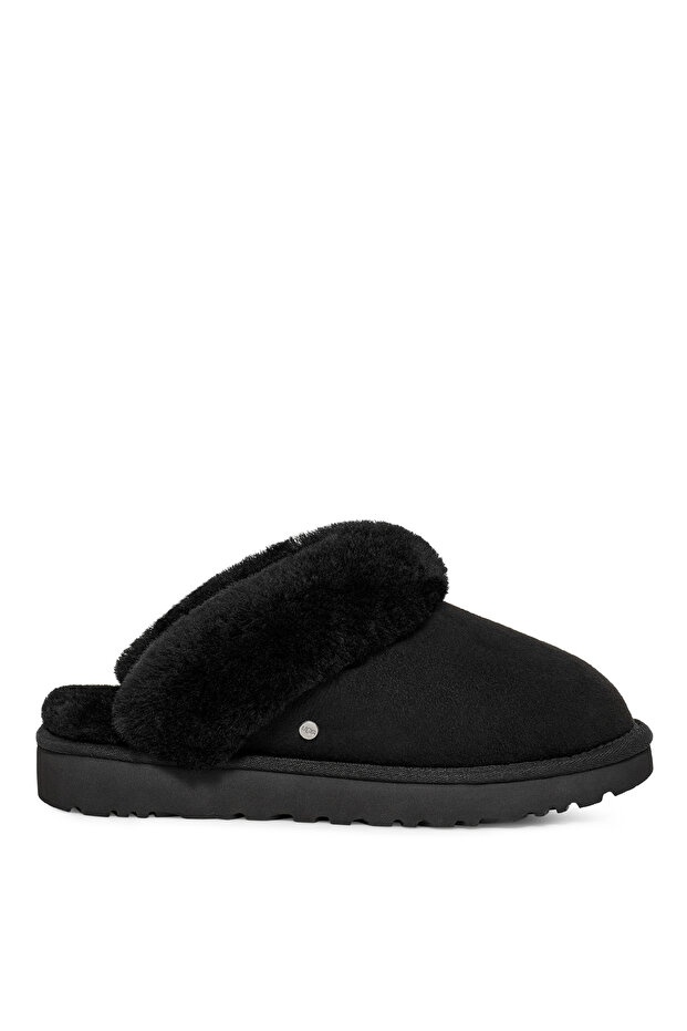 CLASSIC SLIPPER II 1130876 - Czarne damskie kapcie domowe - 1