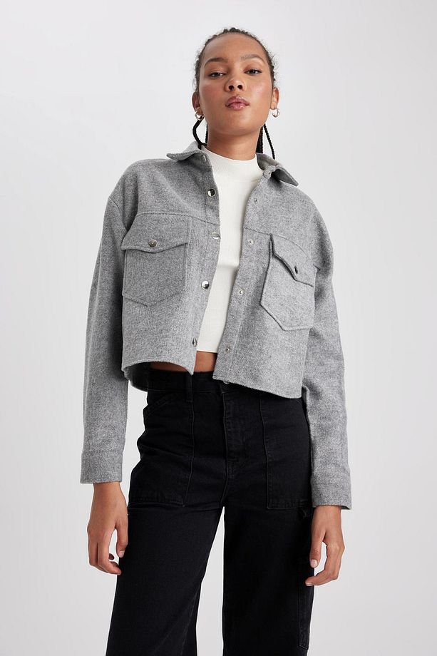 Regular Fit Gömlek Yaka Flanel Uzun Kollu Gömlek B2271ax23au - 6