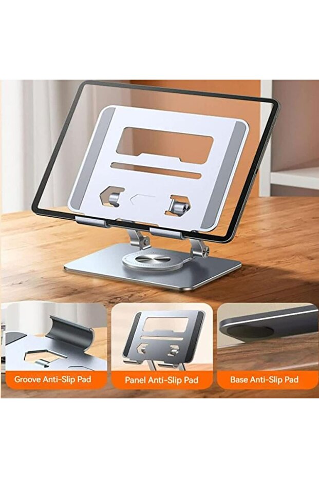 Universal 360 Derece Dönebilen Ayarlanabilir Tablet Standı - 5